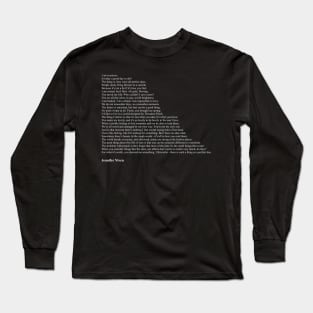 Jennifer Niven Quotes Long Sleeve T-Shirt